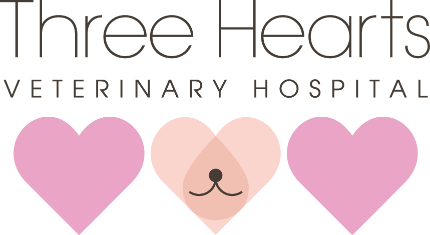 Three Hearts Veterinary Hospital Logo